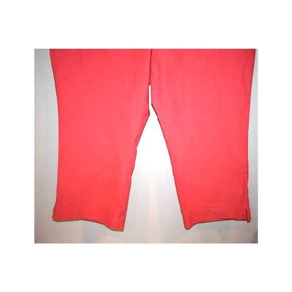 Lane Bryant Capri Pants Plus Size 20 Barbie Summer Career Cropped Bright - Picture 4 of 9